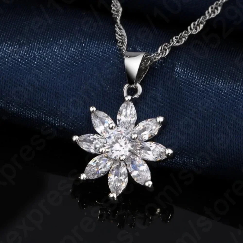 925 Sterling Silver Earrings And Necklace - Picture 4 of 7